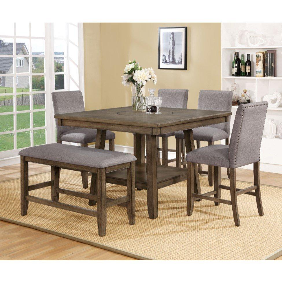 Earl grey 6 piece counter height dining set new arrivals